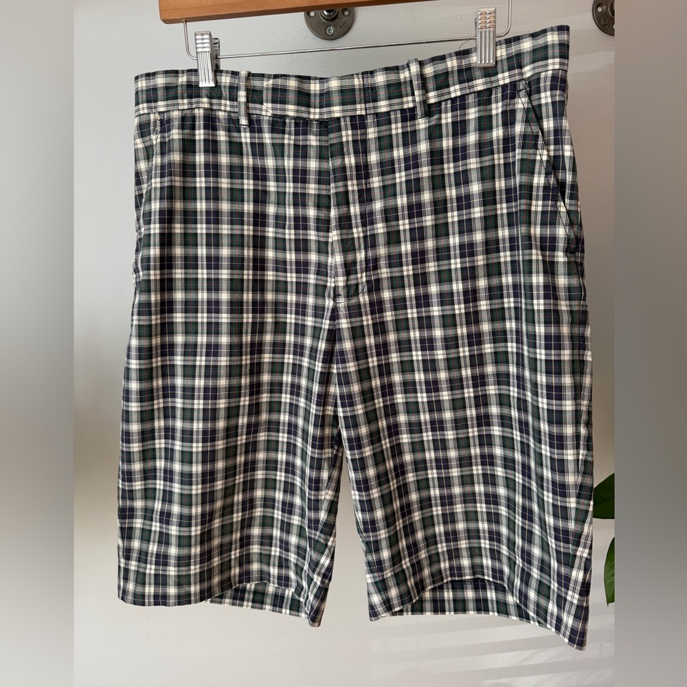 Vintage 80’s Polo Ralph Lauren Plaid Tartan Mens Golf Shorts | Waist 33